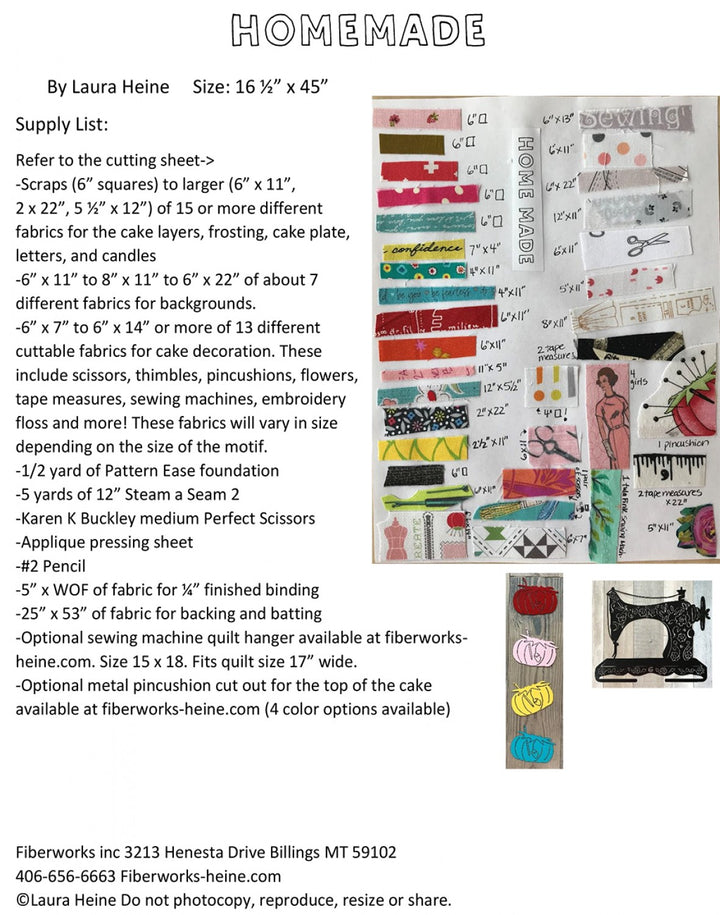 Homemade Collage Pattern Pattern – Quilting Books Patterns and Notions