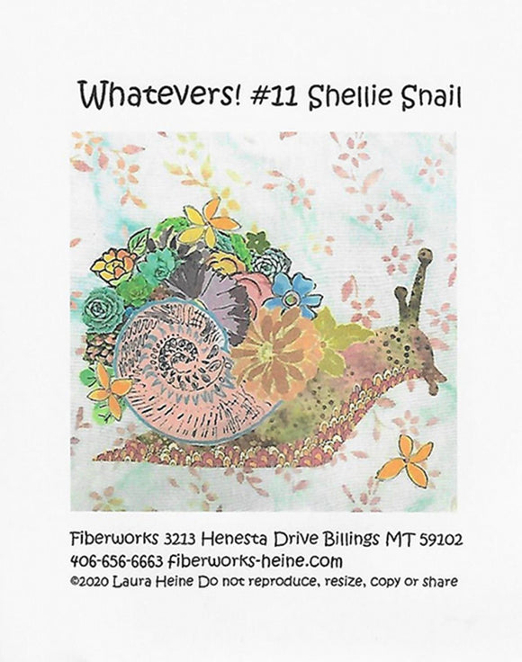 Whatevers 11 Shellie Snail Collage Pattern