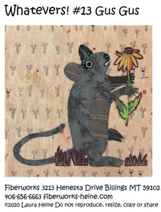 Whatevers! 13 Gus Gus... The Mouse Collage Pattern by Laura Heine