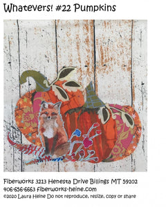 Whatevers! #22 Pumpkins Collage Pattern by Laura Heine