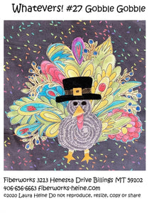 Whatevers! #27 Gobble Gobble Collage Pattern by Laura Heine