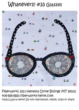 Whatevers! #33 Glasses Collage Pattern by Laura Heine