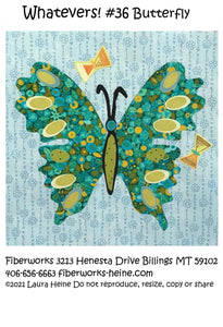 Whatevers! #36 Butterfly Collage Pattern by Laura Heine