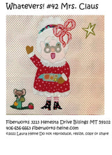 Whatevers! #42 Mrs. Claus Collage Pattern by Laura Heine