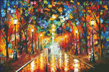 Farewell To Anger Cross Stitch By Leonid Afremov