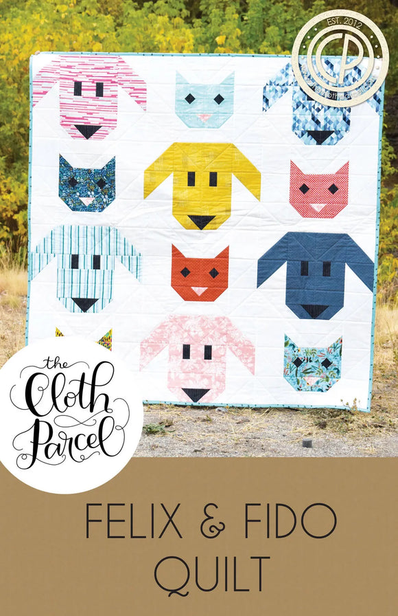 Felix & Fido Quilt Pattern by The Cloth Parcel