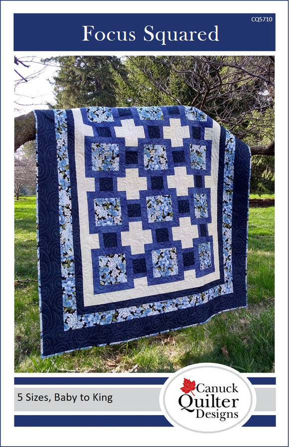 Focus Squared Downloadable Pattern by Canuck Quilter Designs