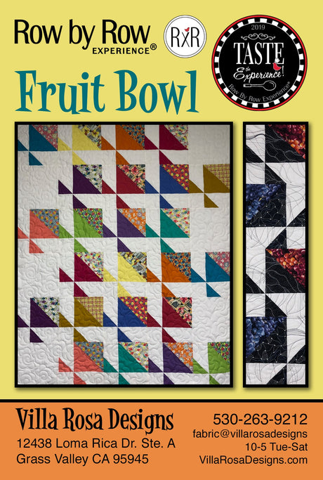 Fruit Bowl Downloadable Pattern by Villa Rosa Designs