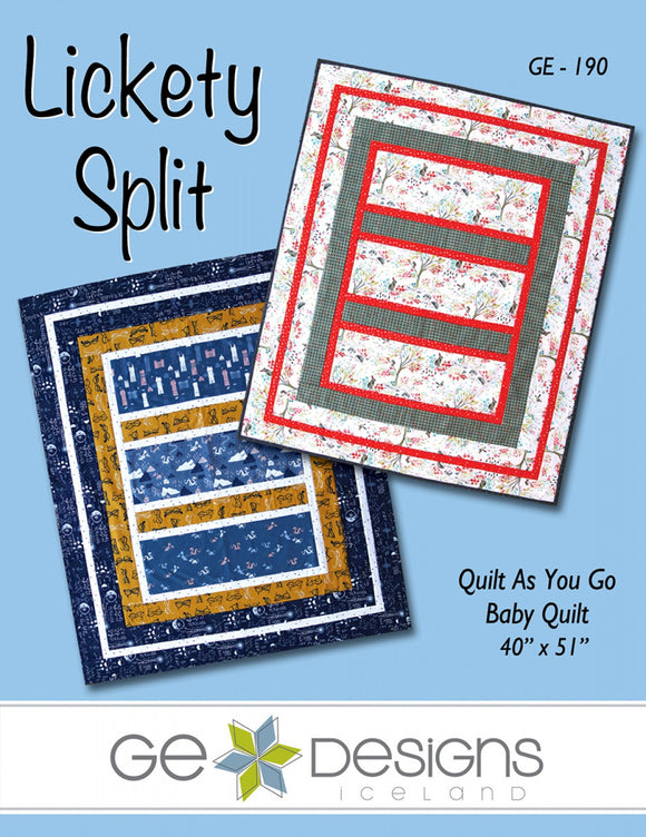 Lickety Split Quilt As You Go