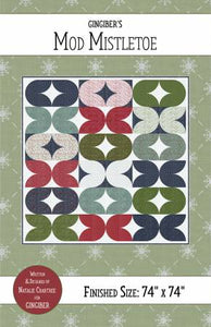 Mod Mistletoe Quilt Pattern by Gingiber