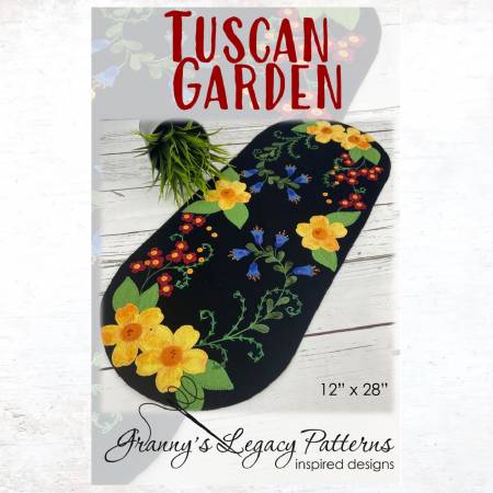 Tuscan Garden Quilt Pattern by Granny's Legacy Patterns