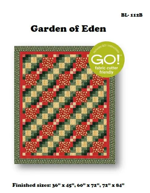 Garden of Eden Downloadable Pattern by Beaquilter