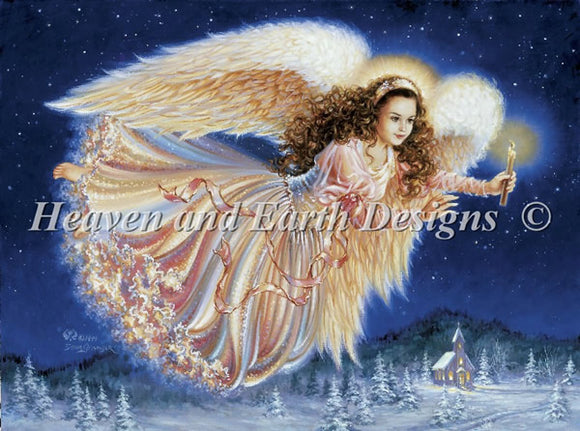 Guiding Angel Cross Stitch By Dona Gelsinger