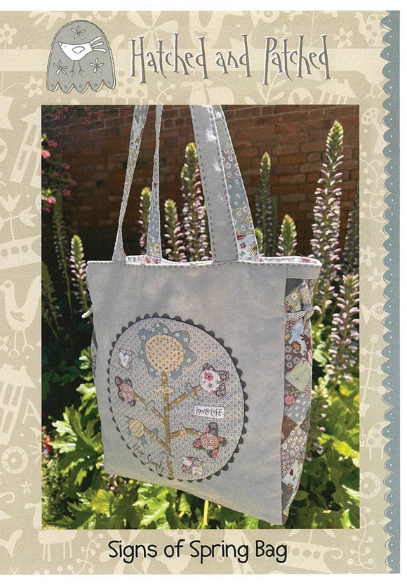 Signs Of Spring Bag Pattern by Hatched and Patched