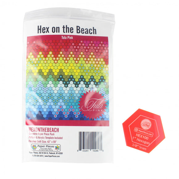 Hex On The Beach Pattern Piece Pack and Acrylic Template