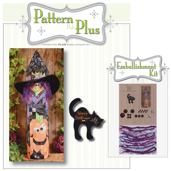 Witch & Pumpkin Post Pattern Pak Plus