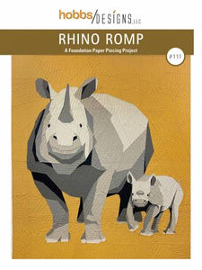 Rhino Romp Quilt Pattern by Hobbs Designs