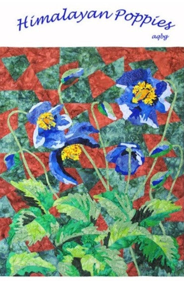 Himalayan Poppies Downloadable Pattern by Amazing Quilts By Grace