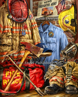 Hometown Hero Firefighter Cross Stitch By Dona Gelsinger