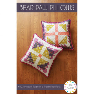 Bear Paw Pillows Pattern by Jeni Baker