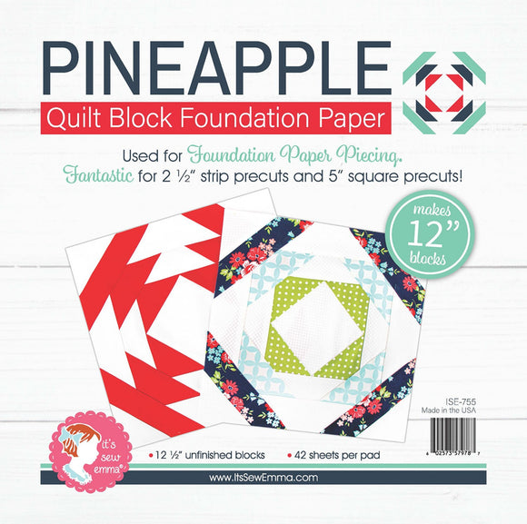 Pineapple 12in Block Foundation Paper Pad