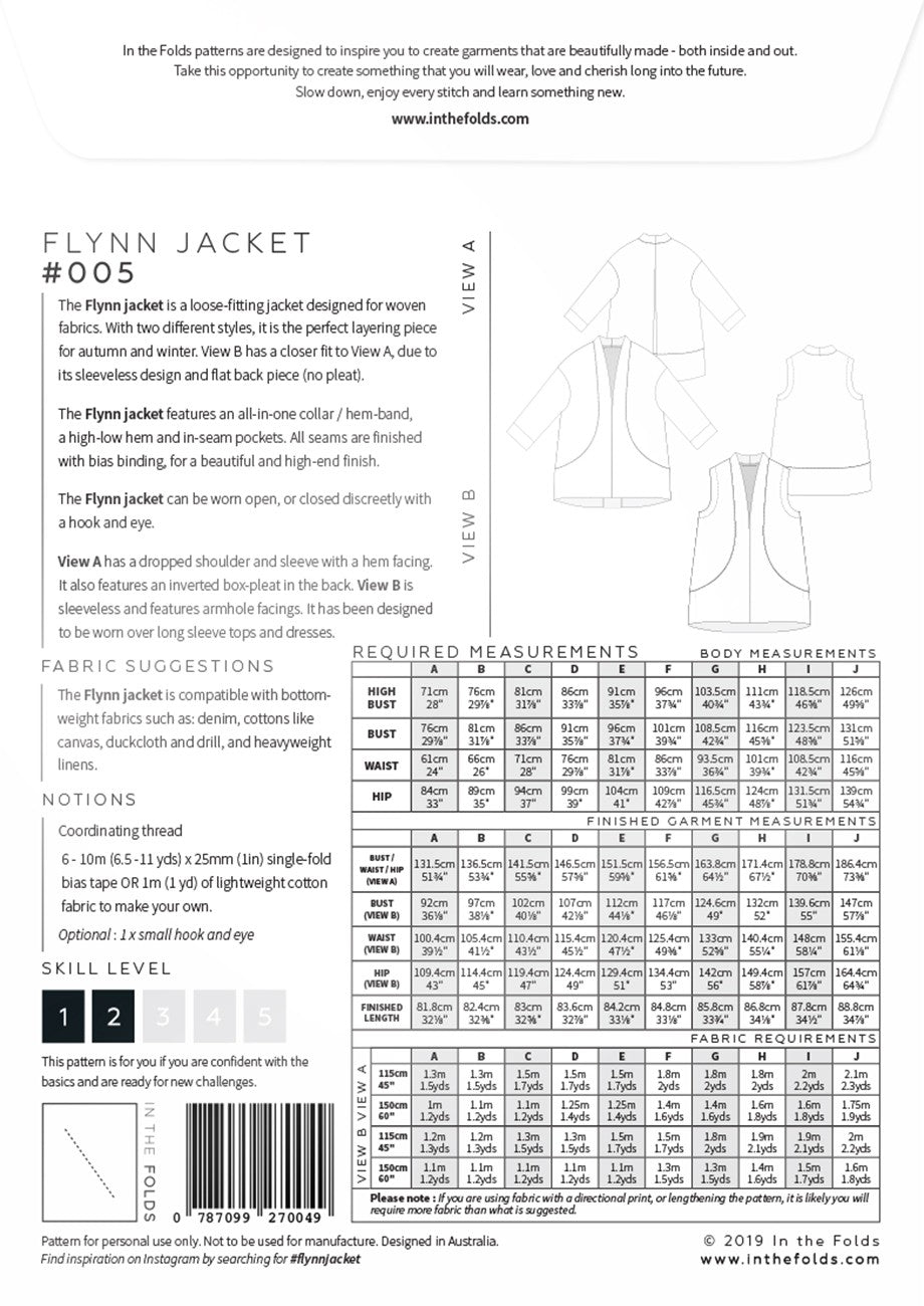 Flynn Jacket Printed Pattern