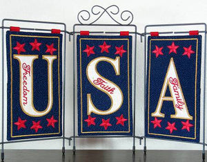 USA Table Top Display Pattern