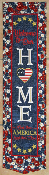 Welcome to Our Home-Patriotic Quilt Pattern by Janine Babich Designs