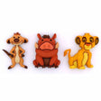 Disney's Simba Timon and Pumbaa Buttons by Dress It Up