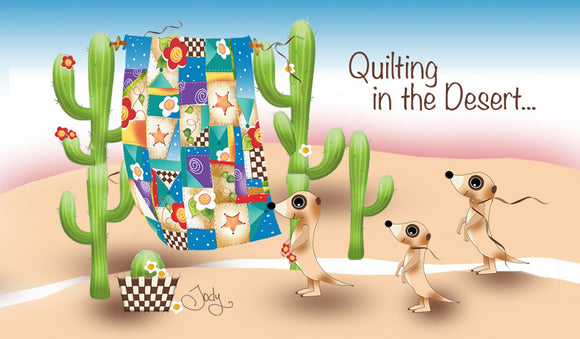 Quilting in the Desert Gift Magnet