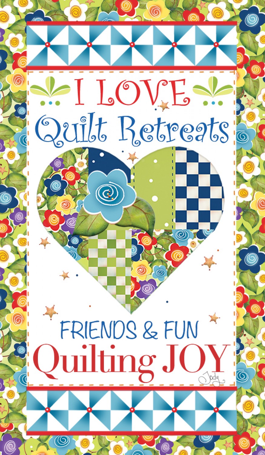 Magnet Quilt Retreat Love by Jody Houghton Designs