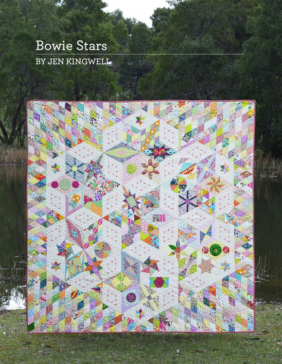 Bowie Stars Booklet Quilt Pattern by Jen Kingwell Designs