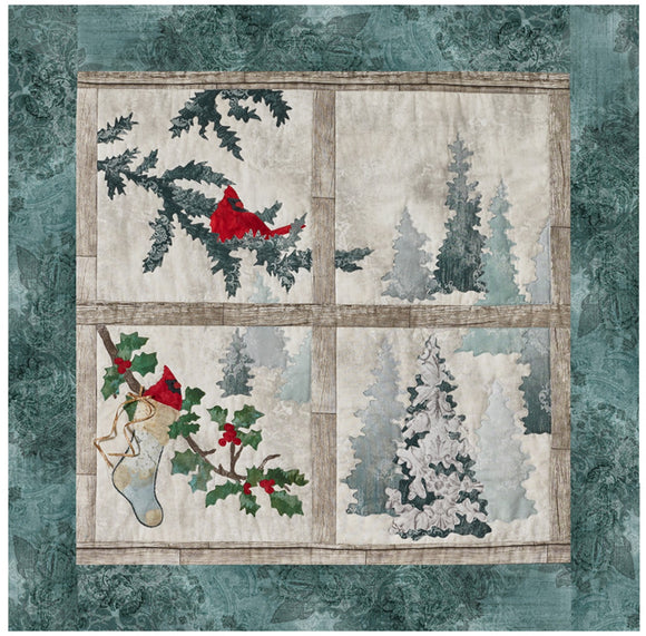 Joyeux Noel - Window Applique Pattern