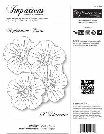 Impatiens Replacement Papers