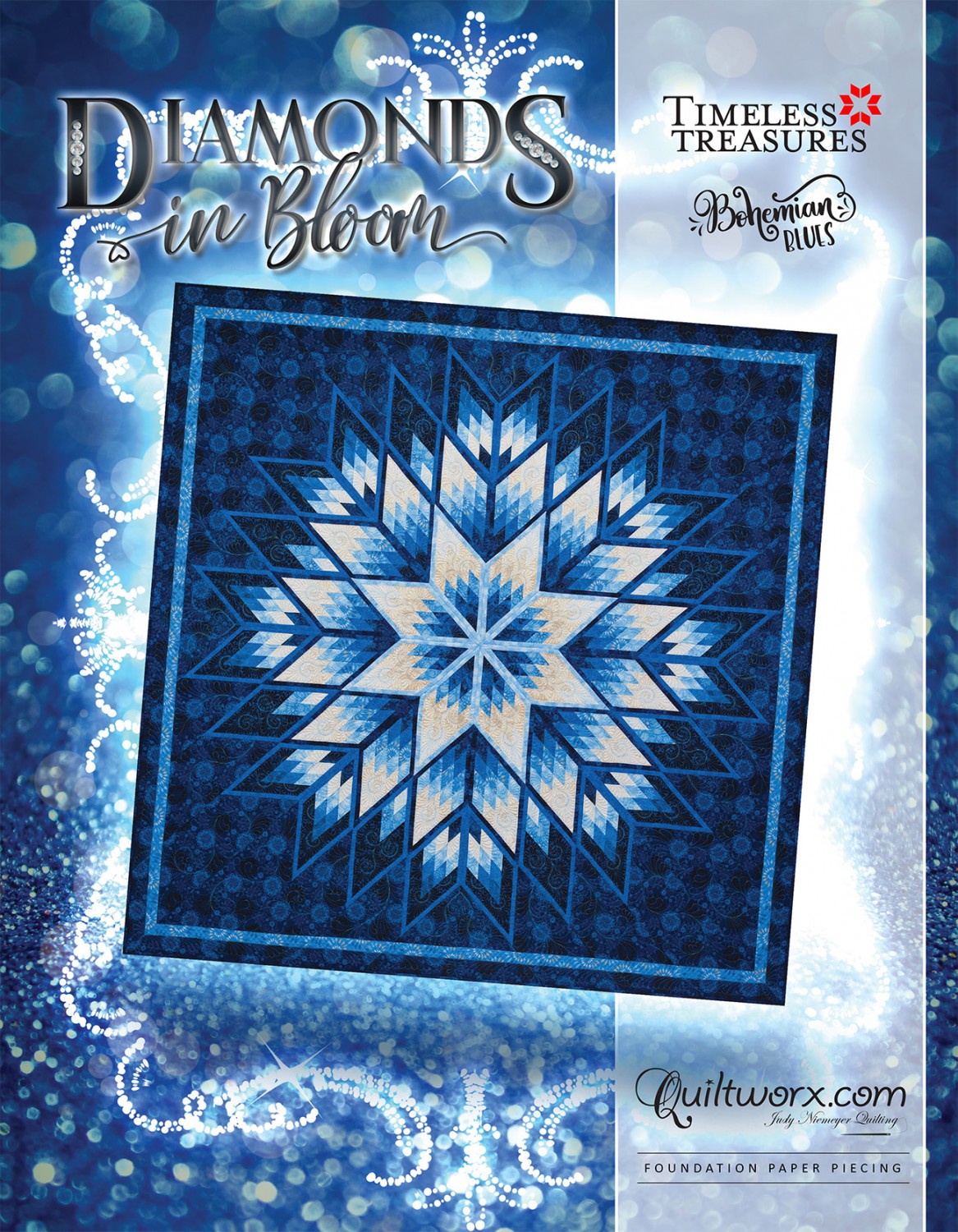 Diamonds In Bloom Quilters Pattern – Quilting Books Patterns and Notions