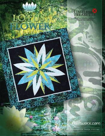 Lotus Flower Quilt Pattern by the Quiltworx - Judy Niemeyer