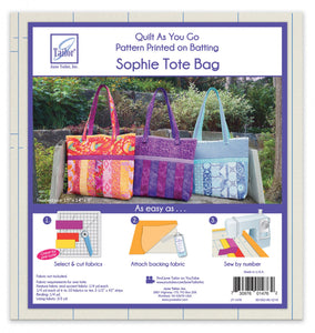 Quilt As You Go Tote Sophie Design Pattern – Quilting Books Patterns and  Notions