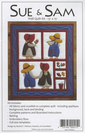 Sue and Sam Wall Quilt Kit