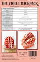 The Violet Backpack Pattern Quilt Patterns – Quilting Books Patterns ...