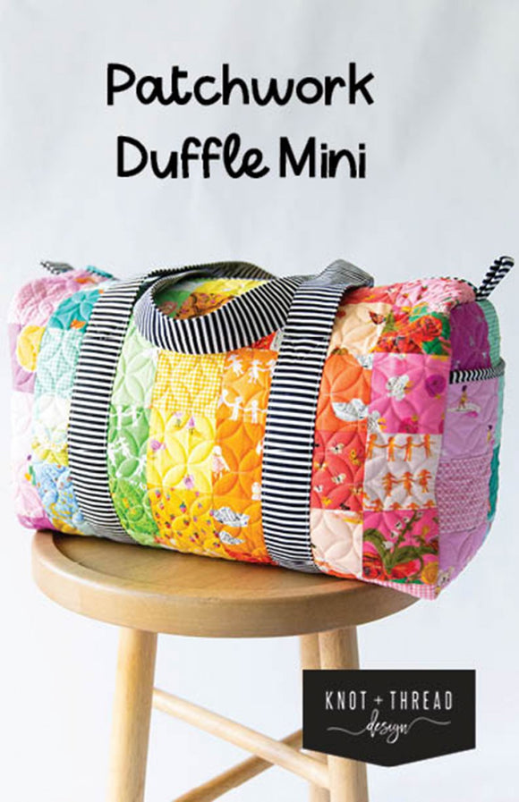 Patchwork Duffle Mini Pattern by Knot and Thread Designs