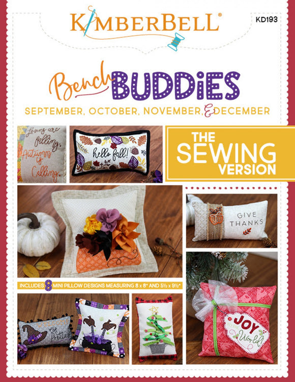 Bench Buddy Series September - December - Sewing Version