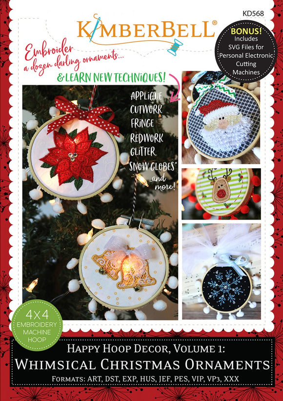 Happy Hoop Decor Volume 1 Whimsical Christmas Ornaments