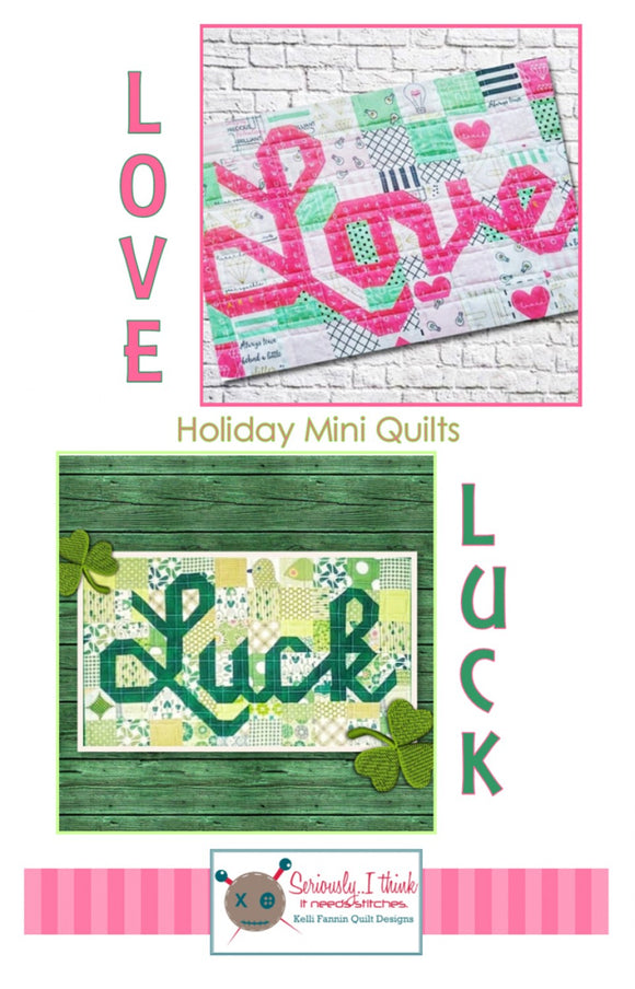 Love and Luck Mini Quilts