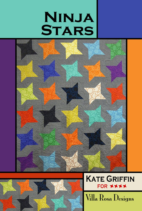 Ninja Stars Downloadable Pattern by Villa Rosa Designs
