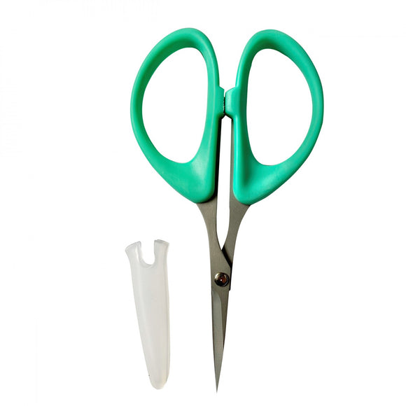  Clover Patchwork 4-1/2-Inch Mini Scissors (493/CW) , Green