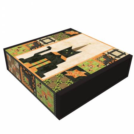 Halloween Whimsy Purrfect Halloween Boxed Quilt Kit by Riley Blake Designs
