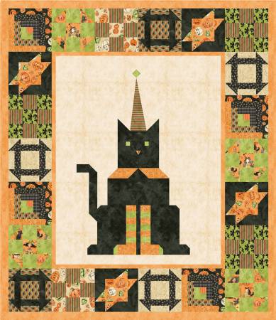 Halloween Whimsy Purrfect Halloween Boxed Quilt Kit by Riley Blake Designs