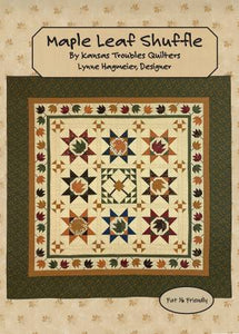 Maple Leaf Shuffle Quilt Pattern by Kansas Troubles Quilters