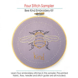 Bee Kind Embroidery Kit