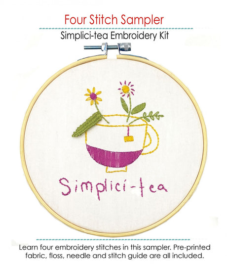 Simplici-Tea Embroidery Kit